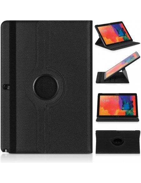 Funda giratoria Samsung Galaxy Note Pro 12,2" (P900-P905) y Tab Pro 12,2" (T900) negra
