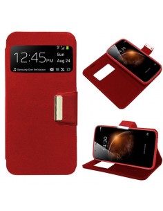 Funda libro soporte TPU Huawei G8 / GX8 roja