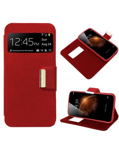 Funda libro soporte TPU Huawei G8 / GX8 roja