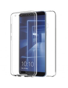 Carcasa 2 en 1 gel TPU 3D Huawei Mate 10 transparente doble (Frontal + trasera)