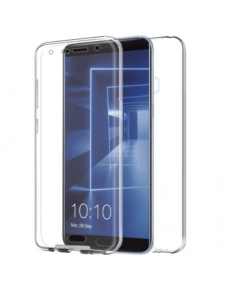 Carcasa 2 en 1 gel TPU 3D Huawei Mate 10 transparente doble (Frontal + trasera)
