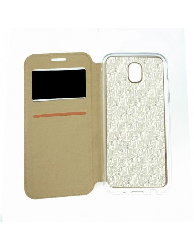 Funda libro soporte TPU Huawei Mate 10 Lite dorada