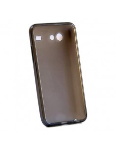 Funda gel TPU mate Samsung Galaxy S Advance (i9070) gris humo 2