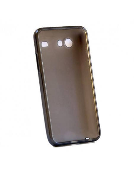Funda gel TPU mate Samsung Galaxy S Advance (i9070) gris humo