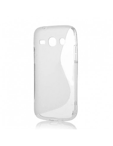 Funda gel TPU ola Samsung Galaxy Core Plus G350 transparente
