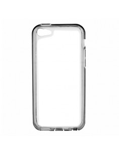 Carcasa transparente borde TPU Samsung G530 Galaxy Grand Prime gris claro