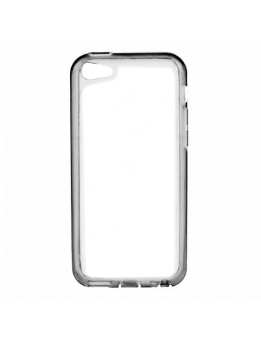 Carcasa transparente borde TPU Samsung G530 Galaxy Grand Prime gris claro
