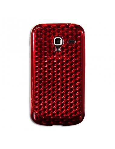 Funda TPU diamond Samsung Galaxy Ace 2 I8160 roja