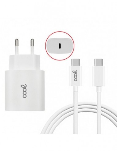 Cargador de red toma tipo C PD +...