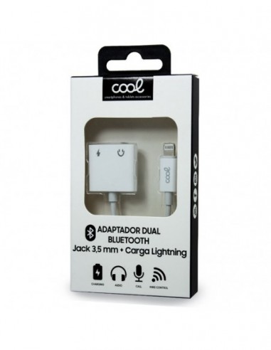 Adaptador dual Bluetooth Jack 3,5 mm...