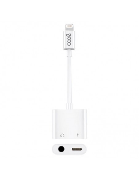Adaptador dual Bluetooth Jack 3,5 mm + carga lightning