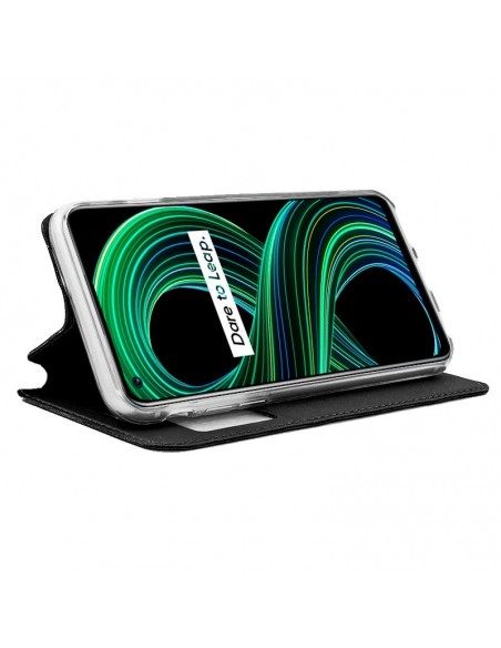 Funda libro soporte TPU Realme 8 5G / Narzo 30 5G negra
