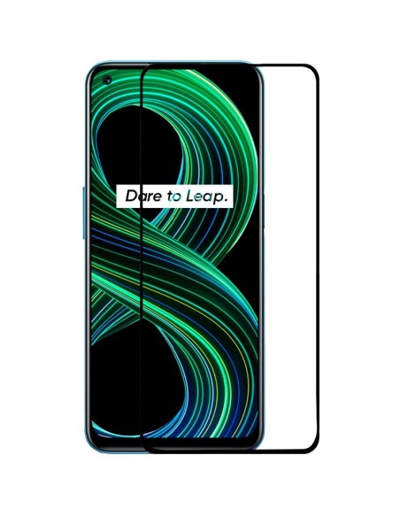 Protector pantalla vidrio templado Realme 8 5G / Narzo 30 5Gnegro (Pegado total 3D)