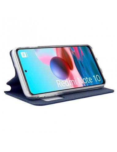 Funda libro soporte TPU Xiaomi Redmi Note 10 / Note 10S azul