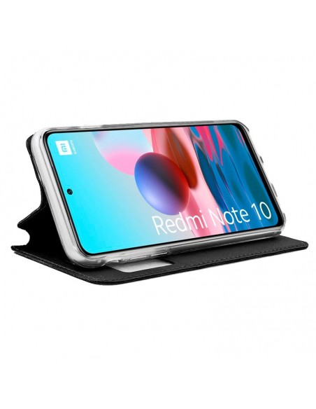 Funda libro soporte TPU Xiaomi Redmi Note 10 / Note 10S negra