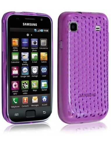 Funda TPU diamond Samsung Galaxy SCL I9003 morada