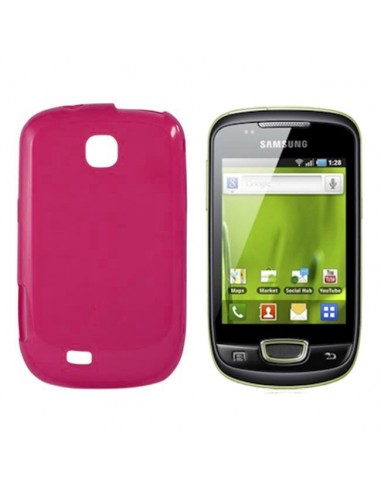 Carcasa TPU Samsung Galaxy Mini S5570 rosa