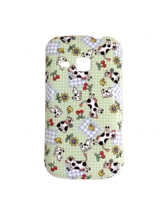 Carcasa Samsung Galaxy Mini 2 (S6500) diseño flores vacas
