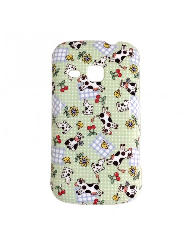 Carcasa Samsung Galaxy Mini 2 (S6500) diseño flores vacas