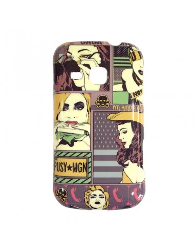 Carcasa Samsung Galaxy Mini 2 (S6500) diseño mosaico Girl