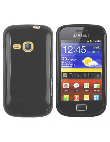 Funda gel TPU Samsung Galaxy Mini 2 (S6500) gris humo