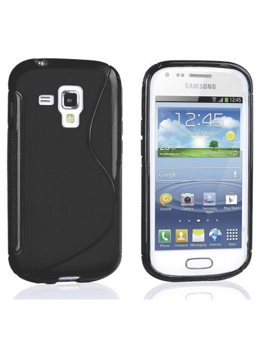 Funda gel TPU ola Samsung Galaxy Trend / Trend Plus negra