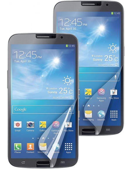 Protector pantalla adhesivo Samsung Galaxy Mega 6,3" mate y brillo (1 de cada, 2 en total)