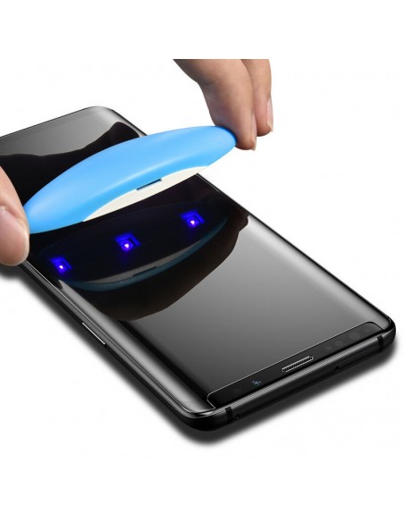 Protector pantalla vidrio templado UV Huawei Mate 20 Pro (Curvo 3D)