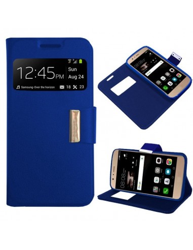 Funda libro soporte TPU Huawei P9 Lite azul