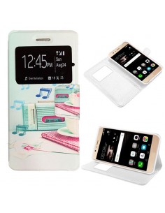 Funda libro soporte TPU Huawei P9 Lite diseño Radio