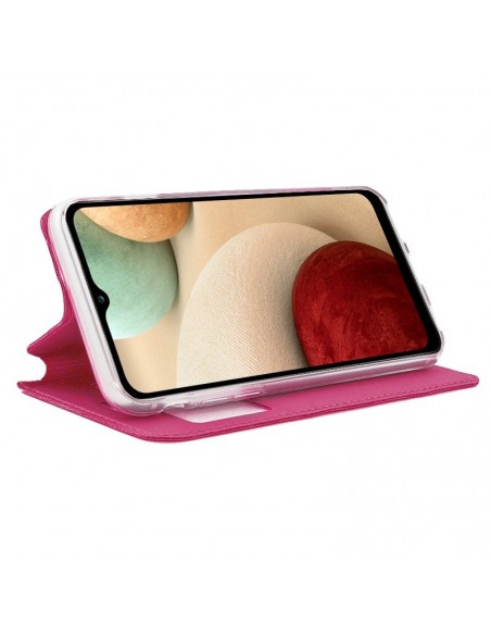 Funda libro soporte TPU Samsung A125 Galaxy A12 / M12 rosa
