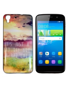 Carcasa TPU Huawei Y6 diseño Bad Day