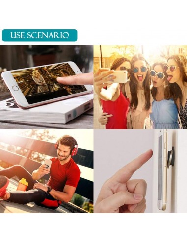 Soporte anillo adhesivo oso dorado