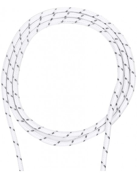 Cordón colgante universal con tarjeta para smartphone blanco líneas negras