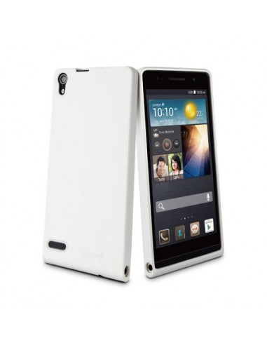 Funda TPU mate Huawei Ascend P6 blanca
