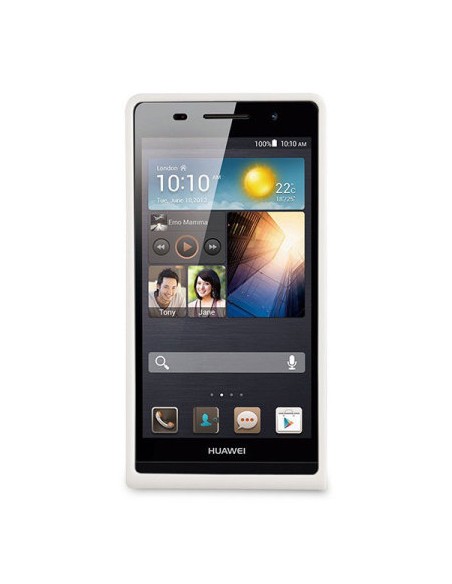 Funda TPU mate Huawei Ascend P6 blanca