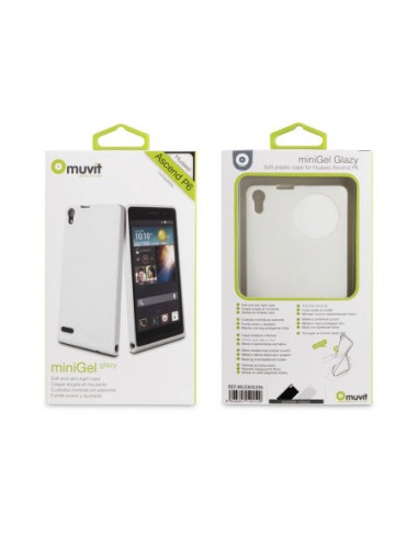 Funda TPU mate Huawei Ascend P6 blanca
