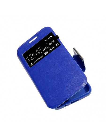 Funda libro soporte TPU Huawei Mate 7 azul