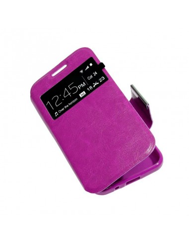 Funda libro soporte TPU Huawei Mate 7 rosa