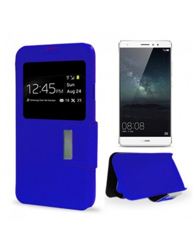 Funda libro soporte TPU Huawei Mate S azul