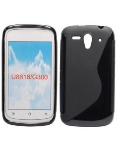 Funda gel TPU ola Huawei Ascend G300 negra
