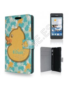 Funda libro soporte cartera Huawei G526 diseño B. Duck (Pato)