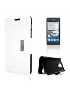 Funda libro soporte Huawei G526 blanca