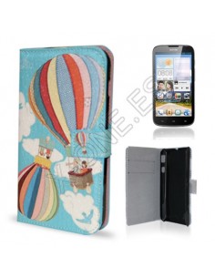 Funda libro soporte cartera Huawei G610 / G610s diseño Globos colores