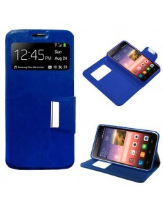 Funda libro soporte TPU Huawei Ascend G620 / G620s azul