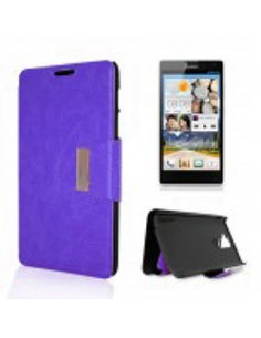 Funda libro soporte Huawei G740 / Orange Yumo morada