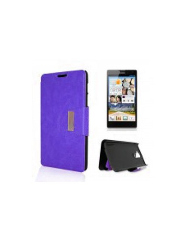 Funda libro soporte Huawei G740 / Orange Yumo morada