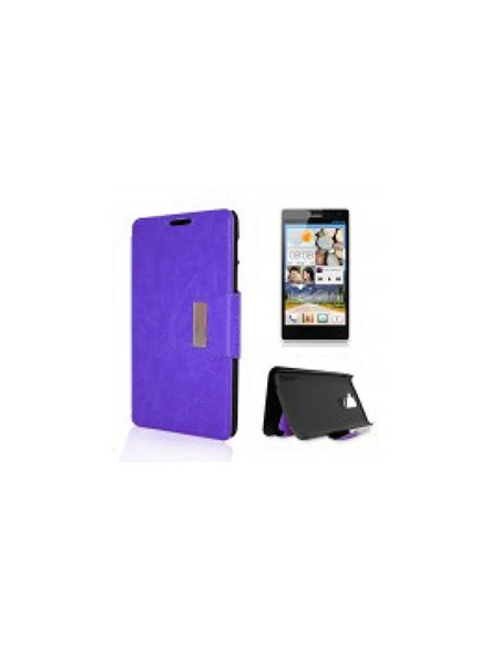 Funda libro soporte Huawei G740 / Orange Yumo morada