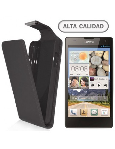 Funda tapa Huawei G740 / Orange Yumo negra