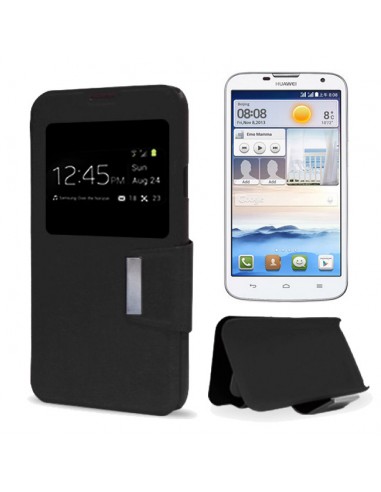 Funda libro soporte Huawei Ascend G730 negra